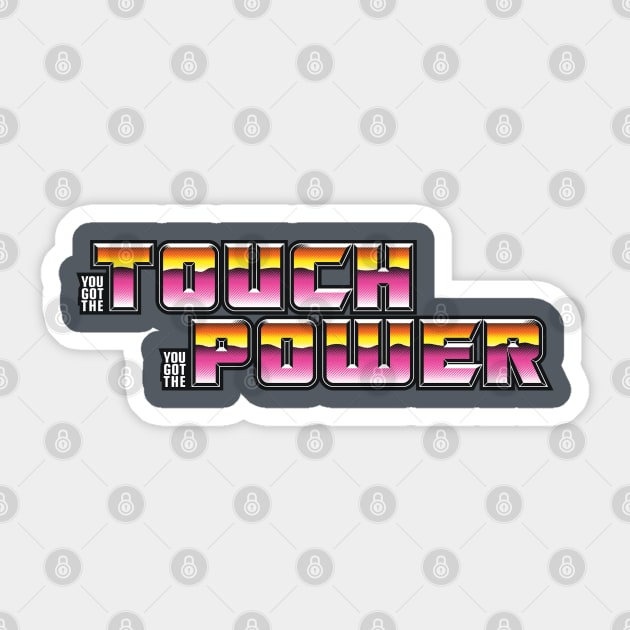 The Touch '86 Sticker by synaptyx